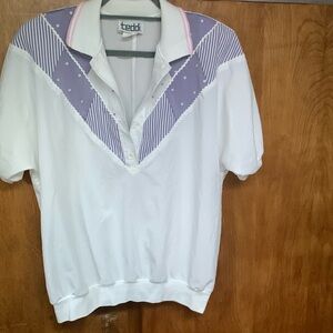 Vintage Teddi Brand Windbreaker Short sleeve Shirt